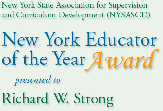 New York Educator of the Year Award presented to  Richard Strong